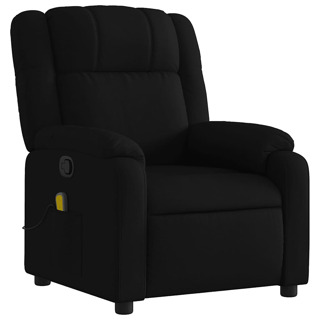 Massage-Relaxsessel, hellgrauer Stoff