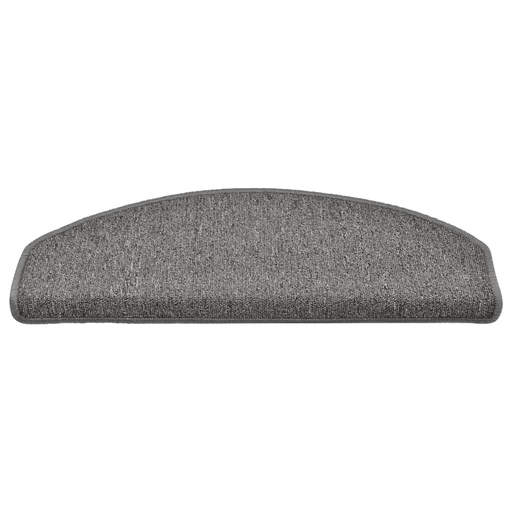 Stufenmatten 15 Stk. 56x17x3 cm Anthrazit Halbrund