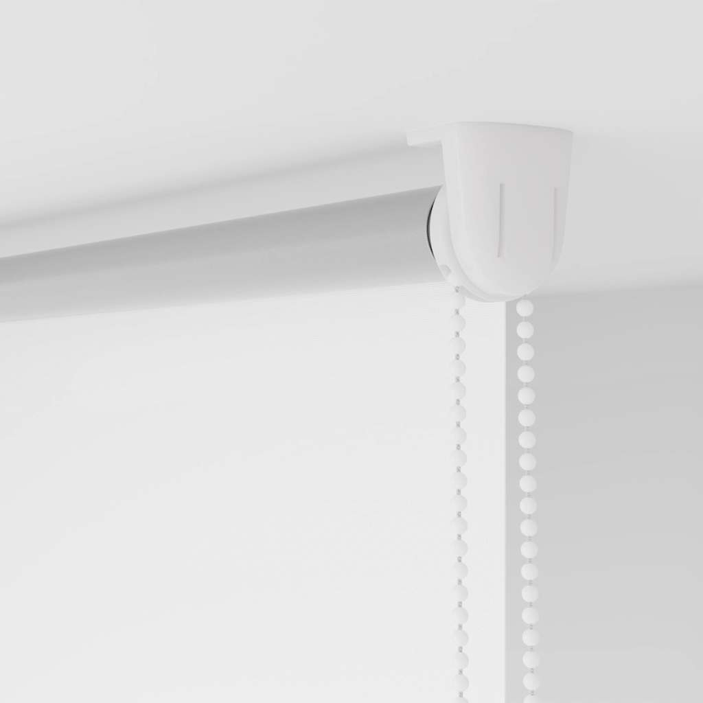 Verdunkelungsrollo 84,4 x 175 cm, Stoffbreite 80 cm, Weiß