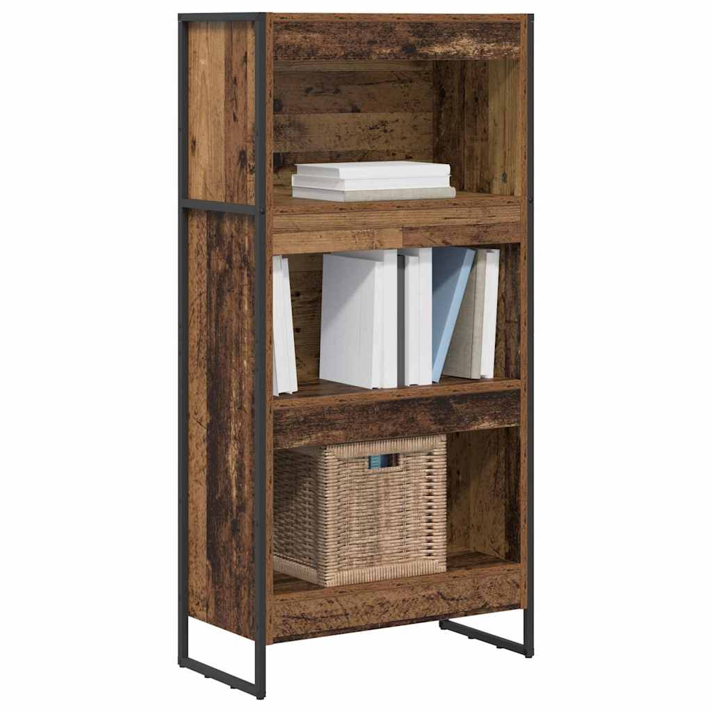 Bücherregal 2 pcs Schwarz Eichen-Optik 60 x 30 x 189,5 cm