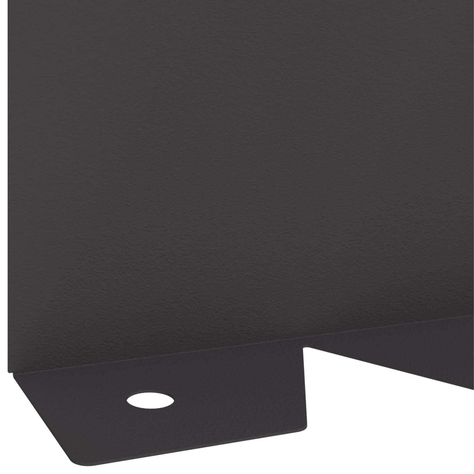 Raseneinfassung 10 pcs 102 x 4 x 4 cm Stahl Schwarz