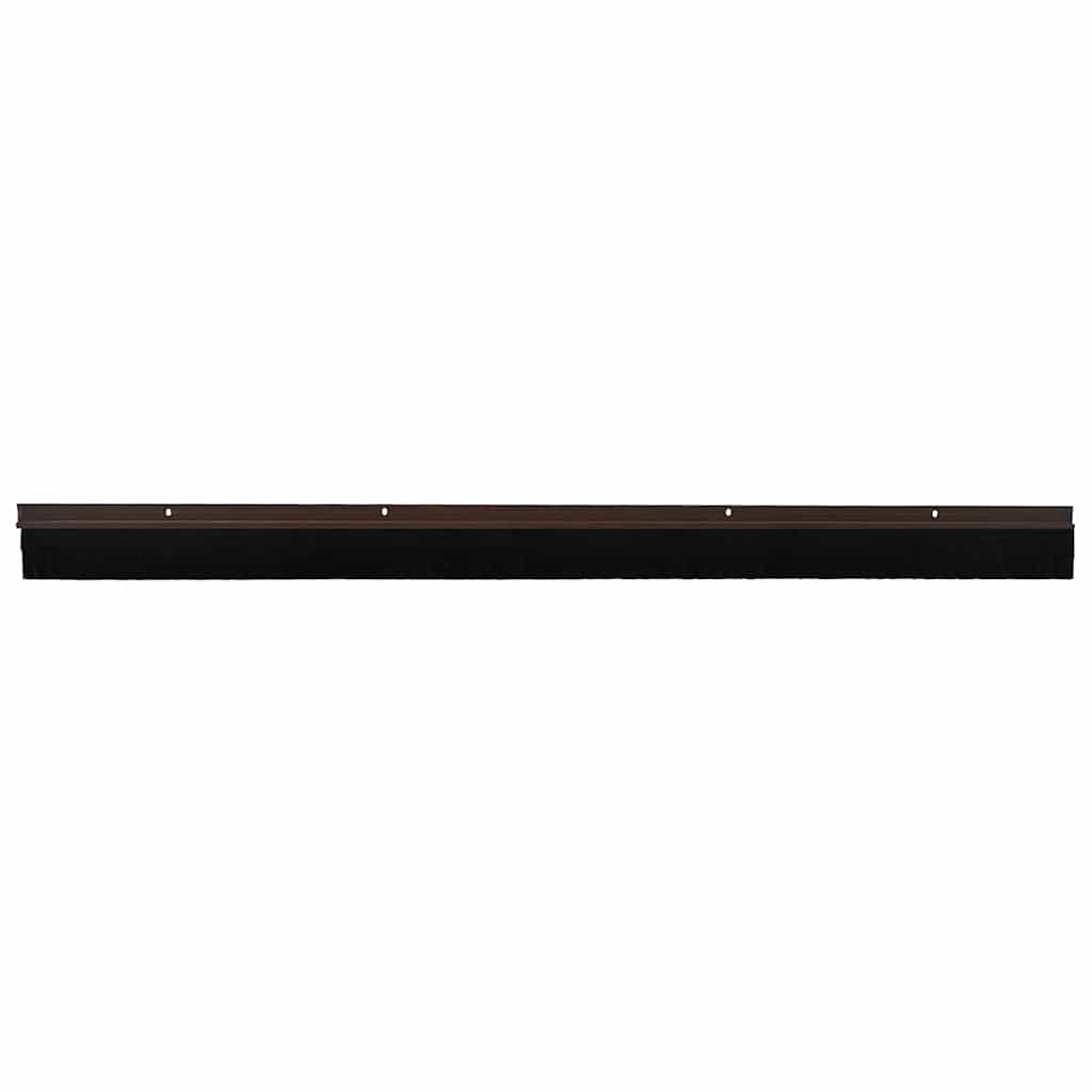 Aufsteck Türbürstendichtungen 2 pcs Braun 100 cm