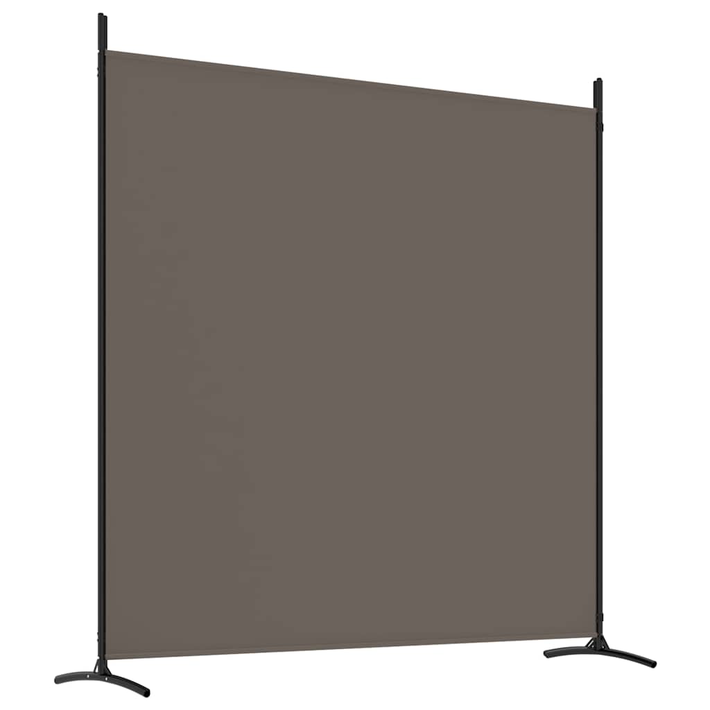 Einzel Panel Raumteiler Beige 175 x 180 cm Stoff