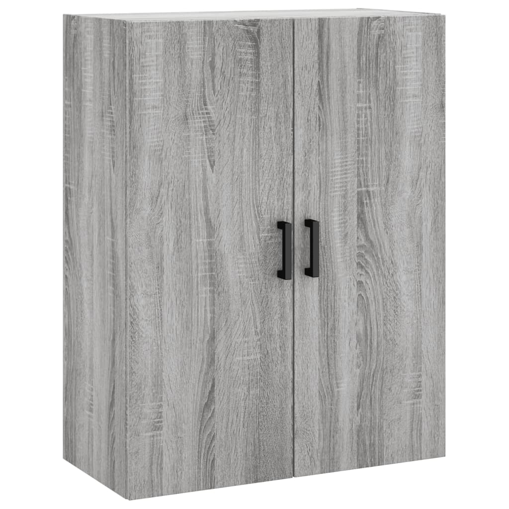 Highboard Betongrau 69,5x34x180 cm Holzwerkstoff