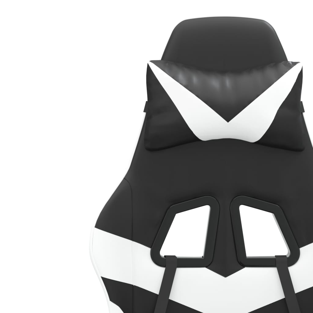 Gaming-Stuhl Drehbar Schwarz und Rot Kunstleder