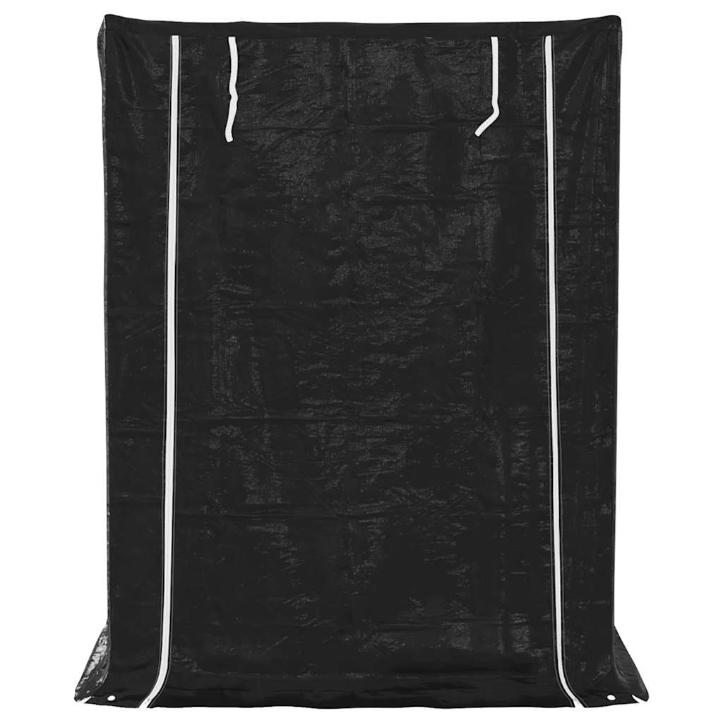 Brennholzregal mit Regenschutz 100,5x40,5x110,5 cm