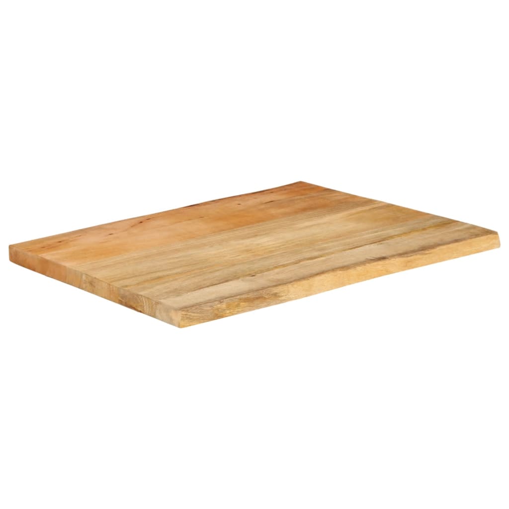Tischplatte 40x40x2,5 cm Rechteckig Massivholz Akazie Baumkante