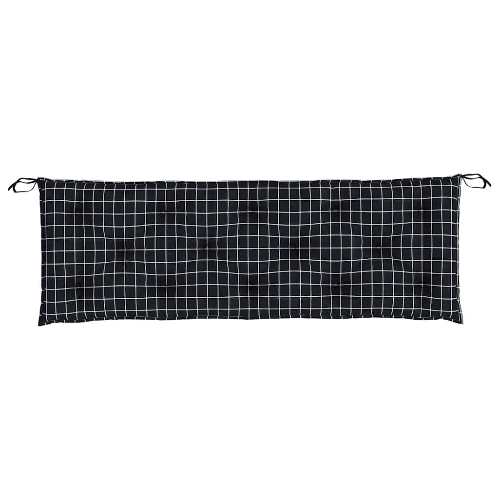 Gartenbank-Auflage Anthrazit 100x(50+50)x7 cm Oxford-Gewebe