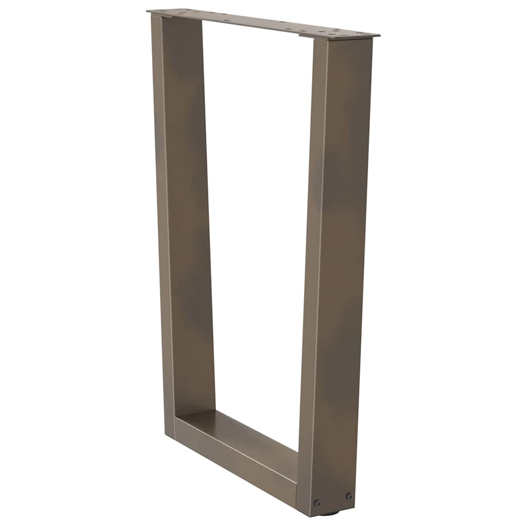 Couchtischbeine V-Form 2 Stück Schwarz 30x(30-31,3) cm Stahl
