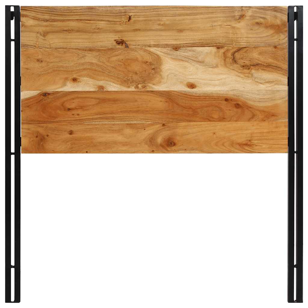 Kopfteil 100 cm Massivholz Mango und Eisen