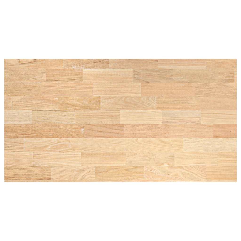 Küchenarbeitsplatte 40x63,5x2,7 cm Massivholz Eiche Rechteckig
