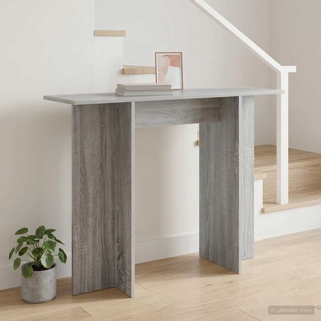 Konsolentisch Weiß 100 x 30 x 75 cm Holzwerkstoff