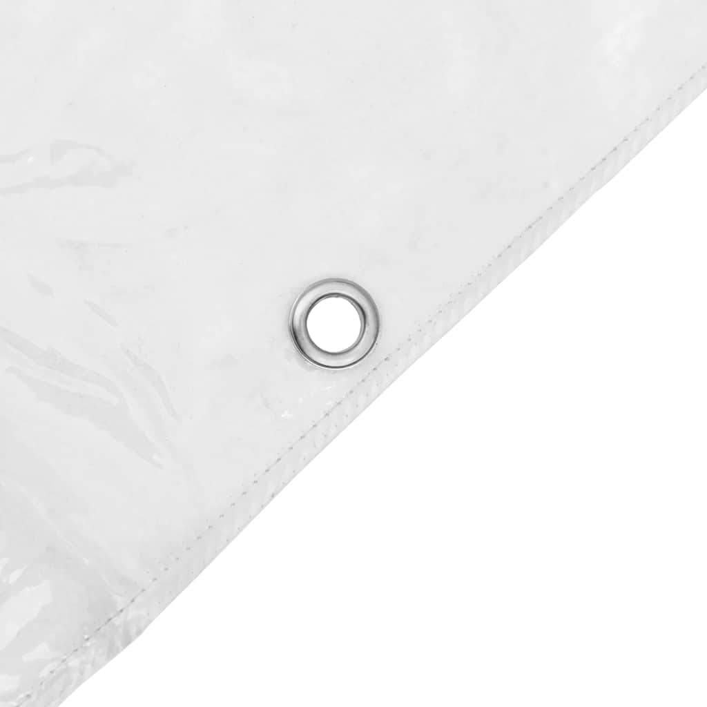 Transparente Plane mit Ösen 1x2 m PVC