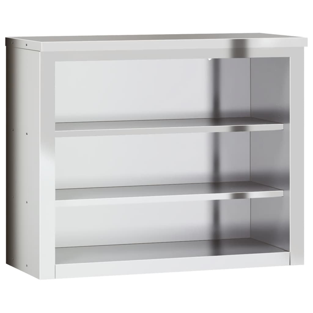 Küchen-Wandschrank mit Schiebetüren Edelstahl