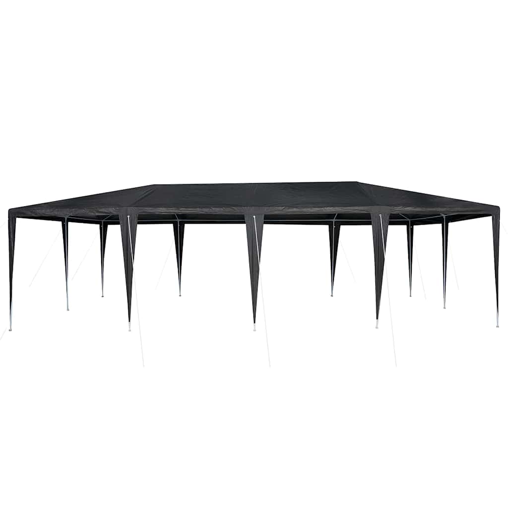 Party-Zelt Weiß 400 x 400 x 266 cm Polyethylen und Stahl