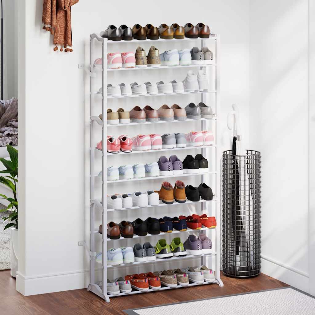 Schuhregal für 40 Paar Schuhe Schuhschrank 140cm