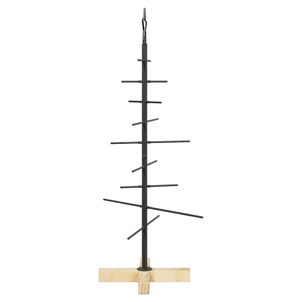 Metall Weihnachtsbaum Schwarz 59,5 cm Pulverbeschichteter Stahl