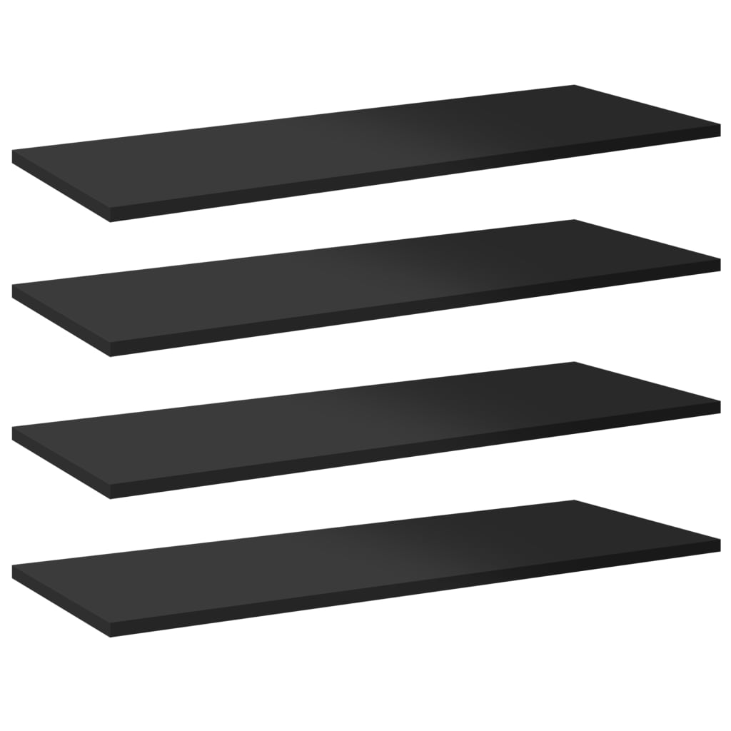Bücherregal-Bretter 4 Stk. Weiß 40x10x1,5 cm Holzwerkstoff