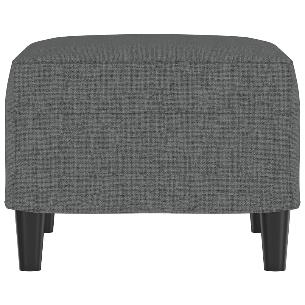 Fußhocker Hellgrau 60x50x41 cm Stoff