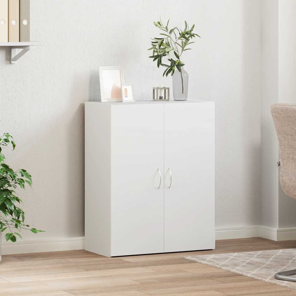 Aktenschrank Weiß 60x32x153 cm Holzwerkstoff