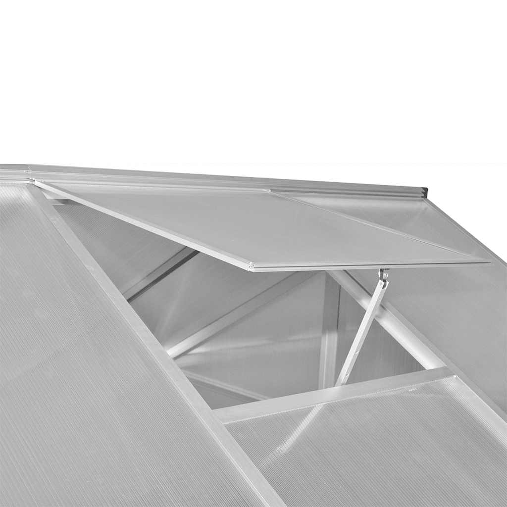 Gewächshaus Aluminium 302x190x195 cm 11,19 m³