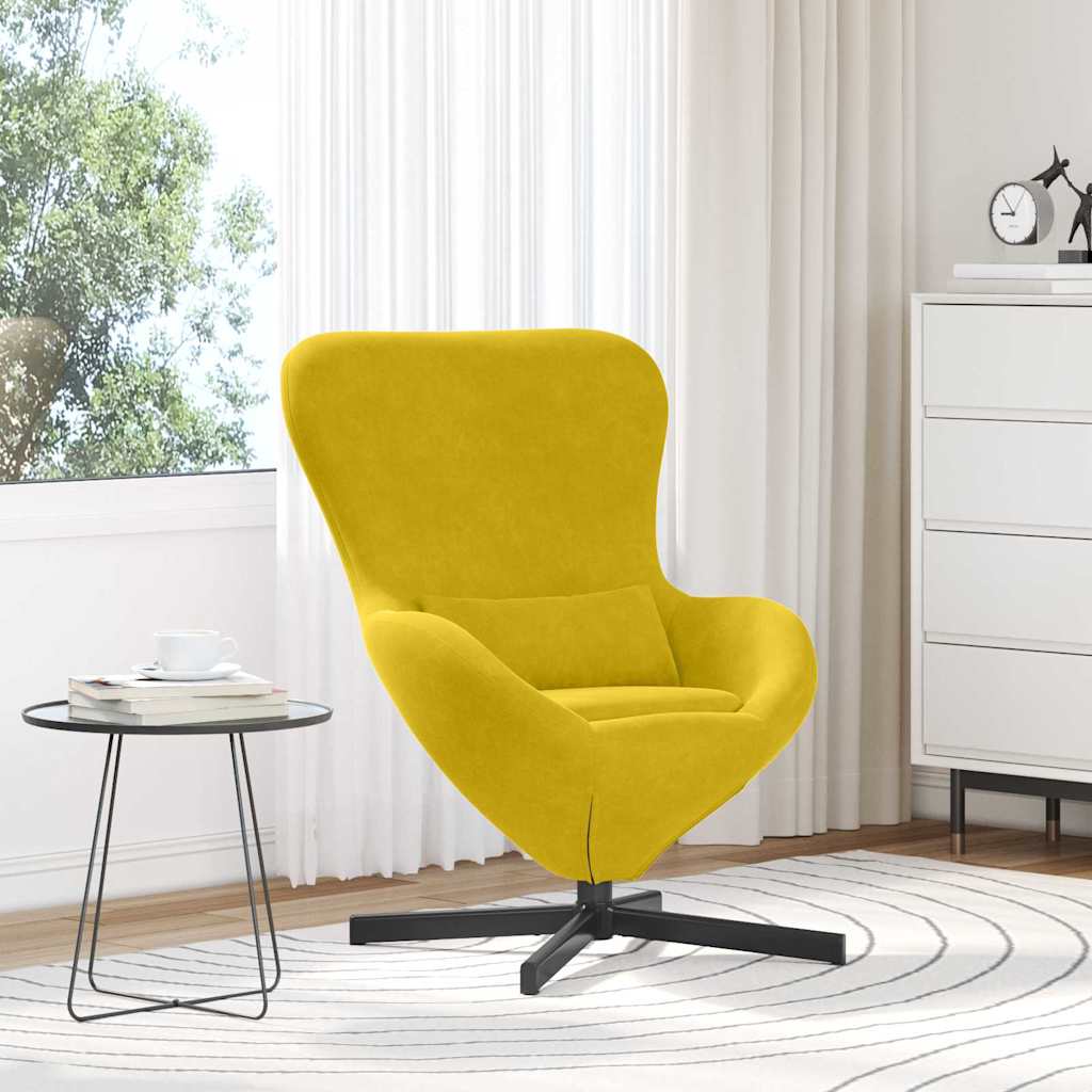 Eiersessel Blau 63 x 73 x 90 cm Samt