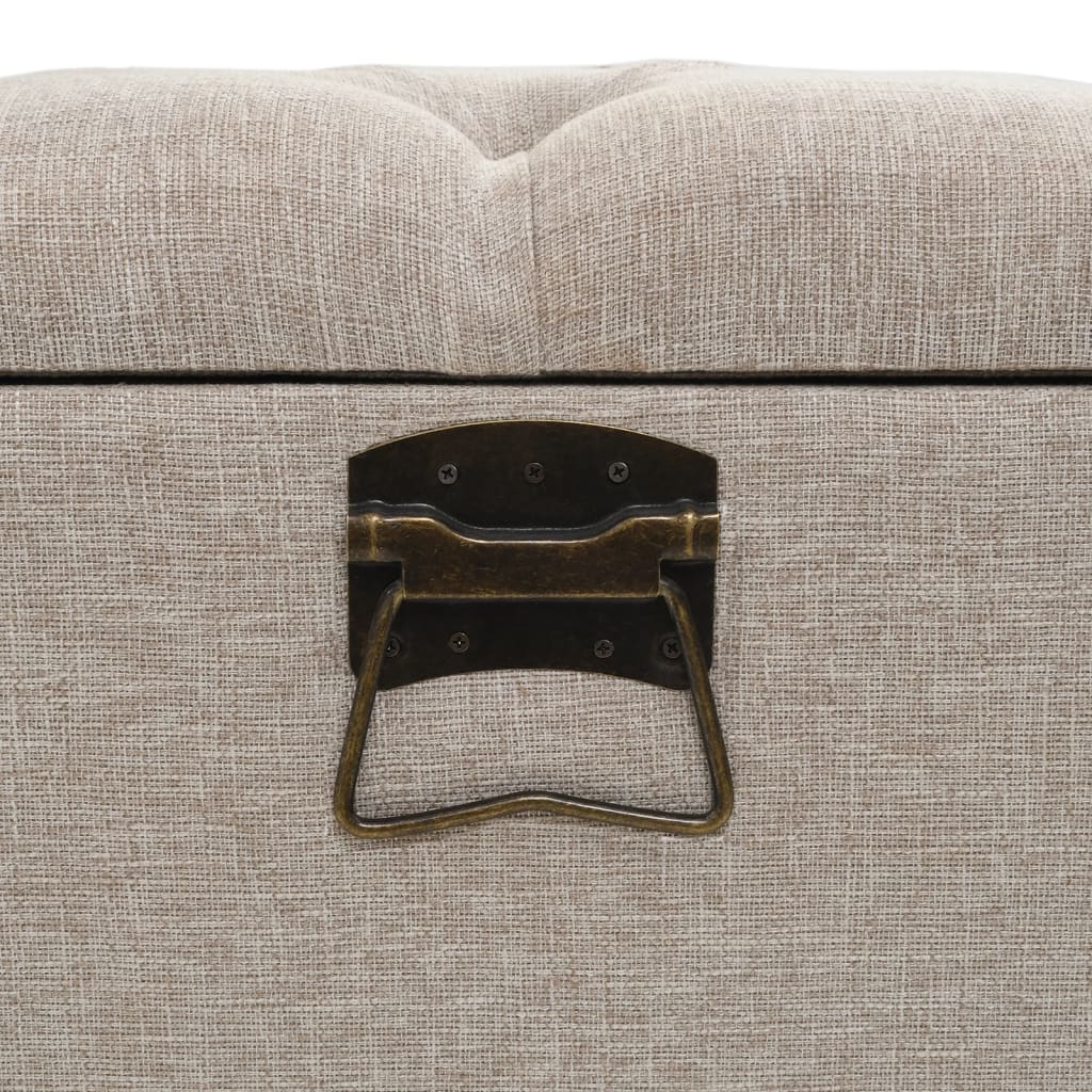Sitzbank mit Stauraum und Rückenlehne 110cm Schwarz Kunstleder