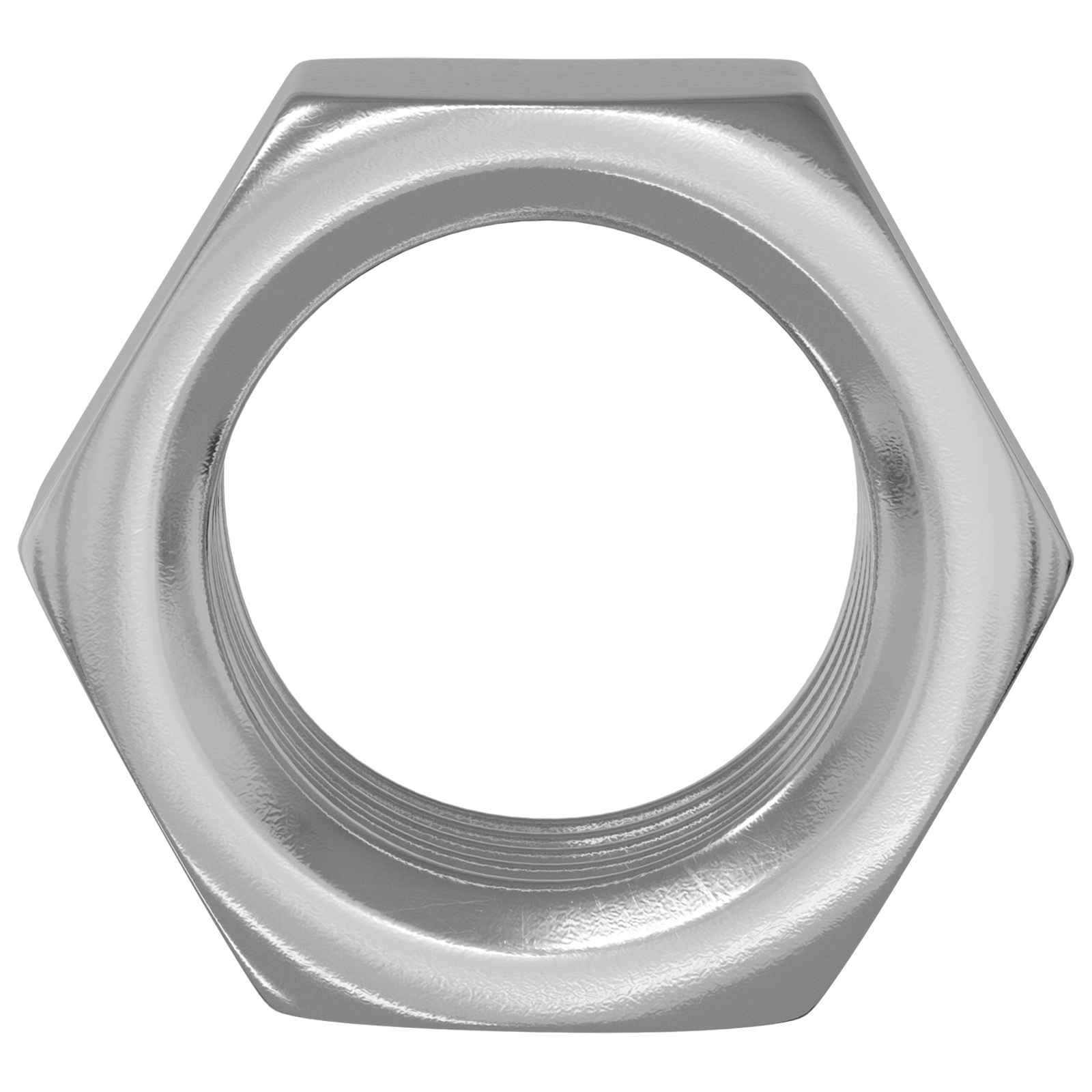 Sechskantmutter 2 pcs Silber M6 Metall