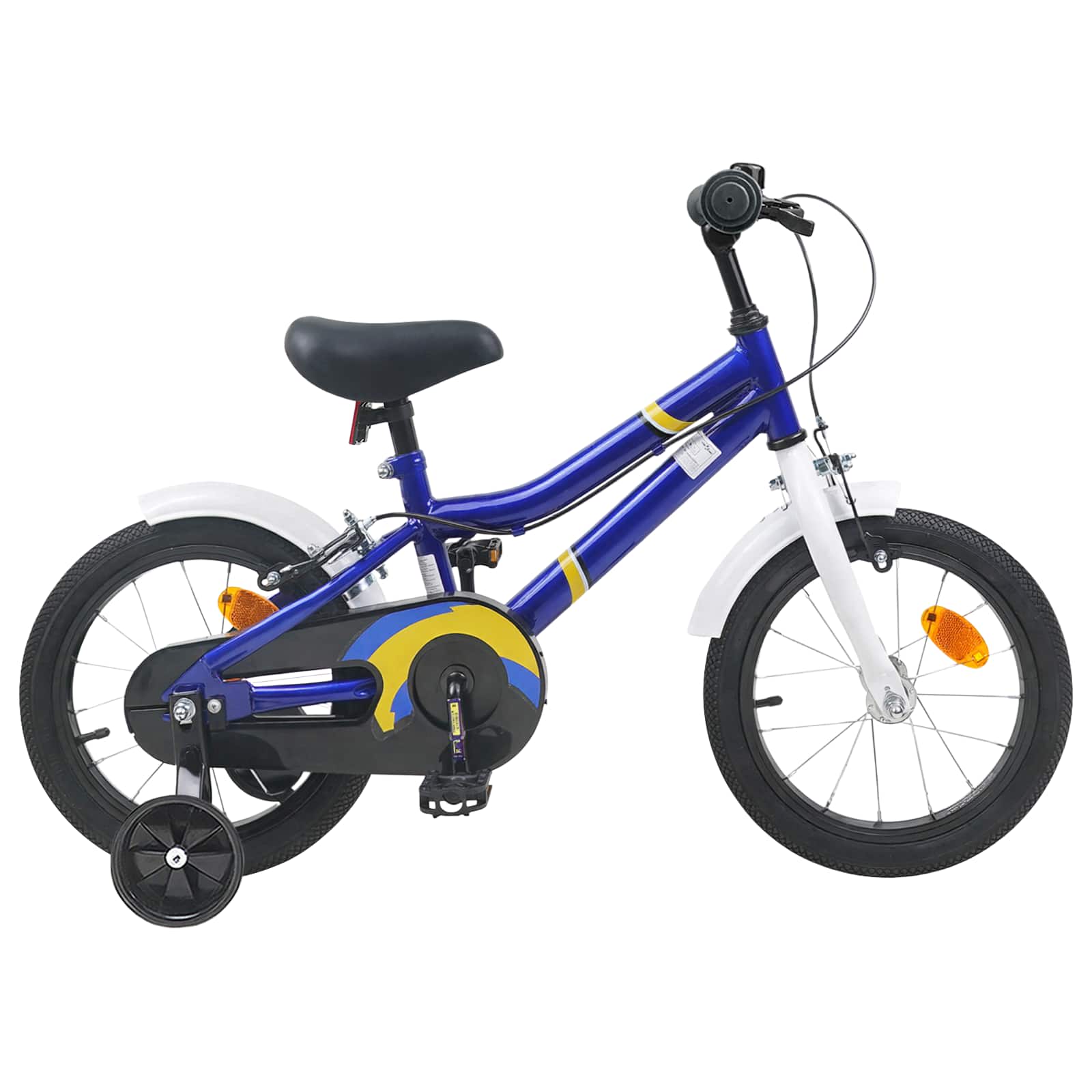 Kinderfahrrad 12 Zoll für 2-4 Jahre alt Schwarz Rot