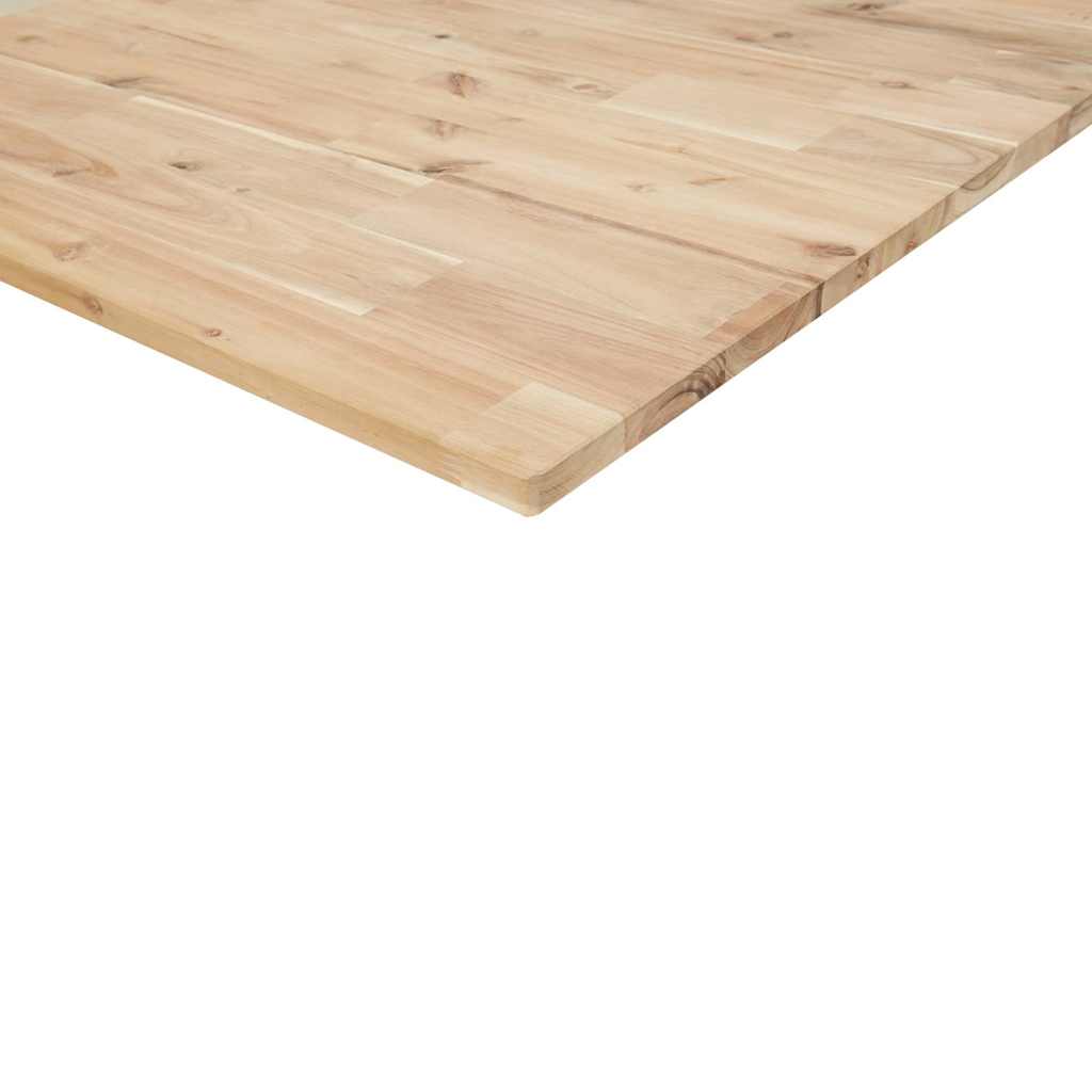 Tischplatte Rechteckig 60x50x2 cm Massivholz Akazie