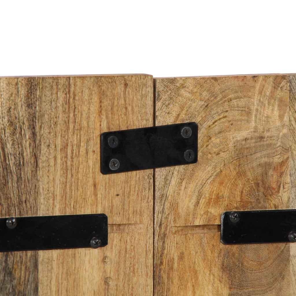 Kopfteil Mehrfarbig 160 cm Massivholz Altholz