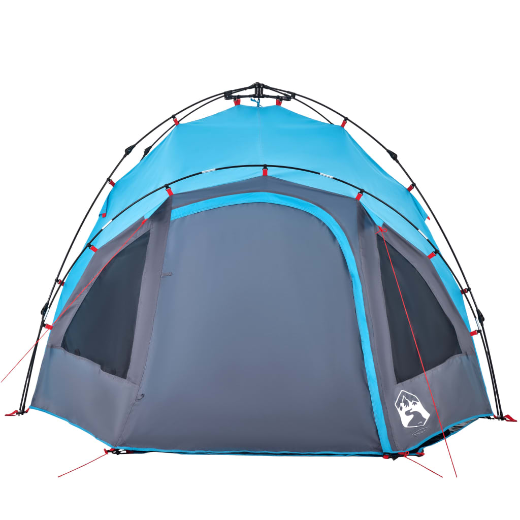 Kuppel-Campingzelt 3 Personen Grün Quick Release