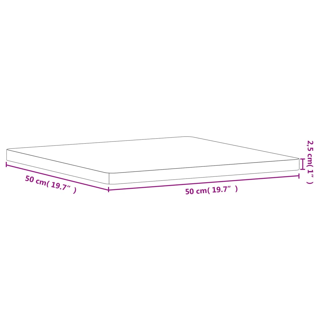 Tischplatte Ø30x1,5 cm Rund Massivholz Buche