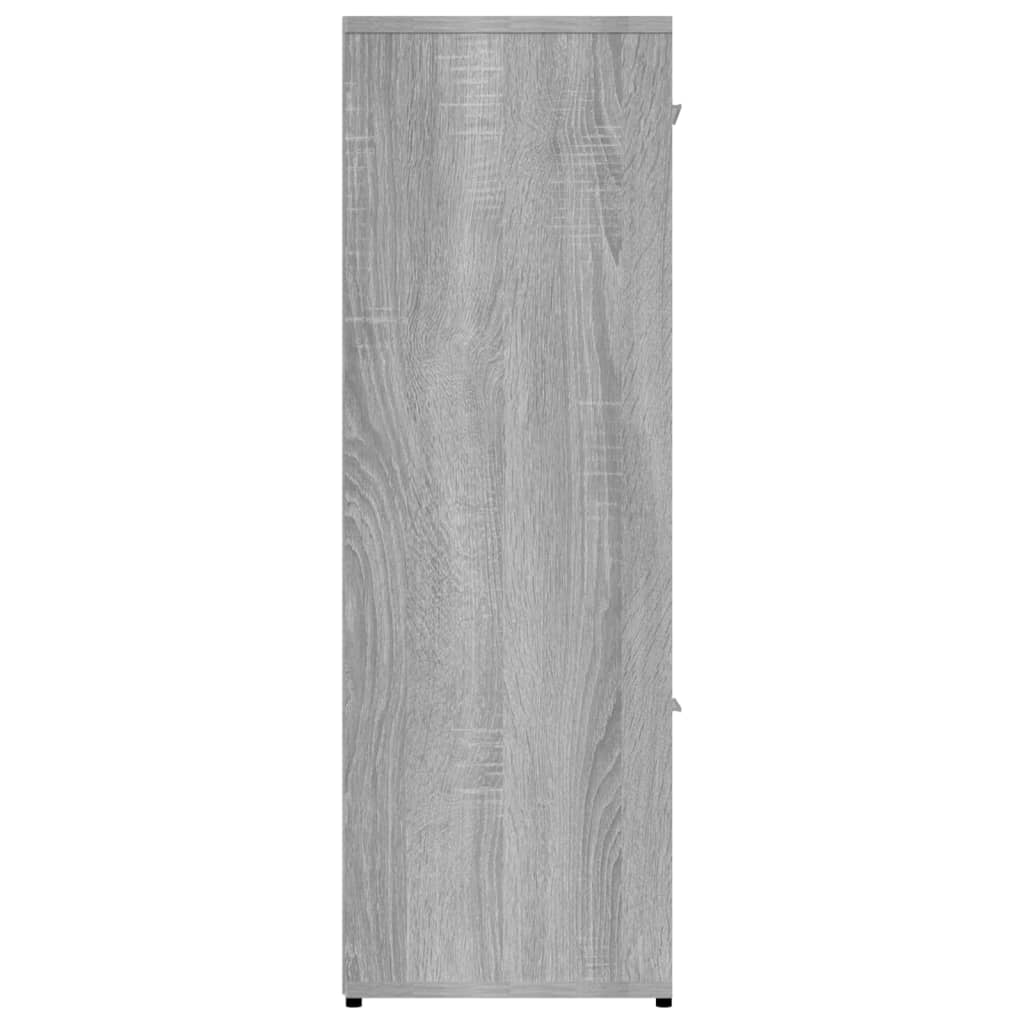 Bücherregal Weiß 90x30x90 cm Holzwerkstoff
