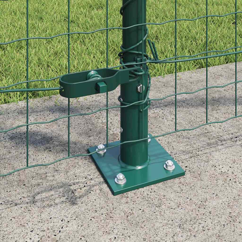 Zaunpfosten zum Einbetonieren 26 Stk. Grün