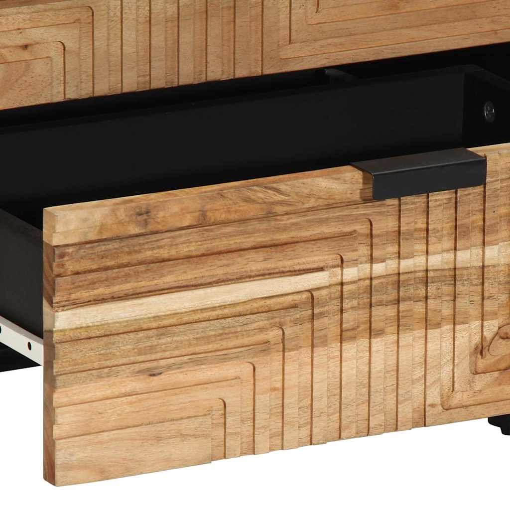 Bettschrank Braun 50 x 33 x 62 cm Massivholz Akazie
