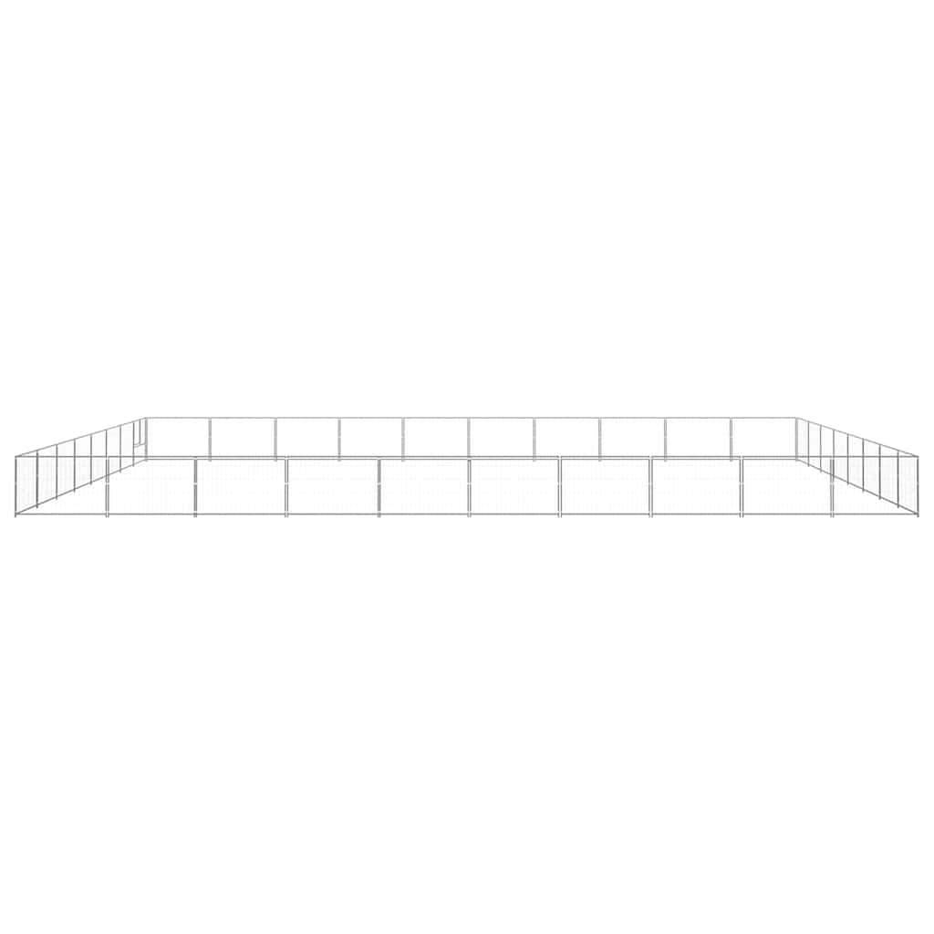 Hundezwinger Schwarz 4 m² Stahl