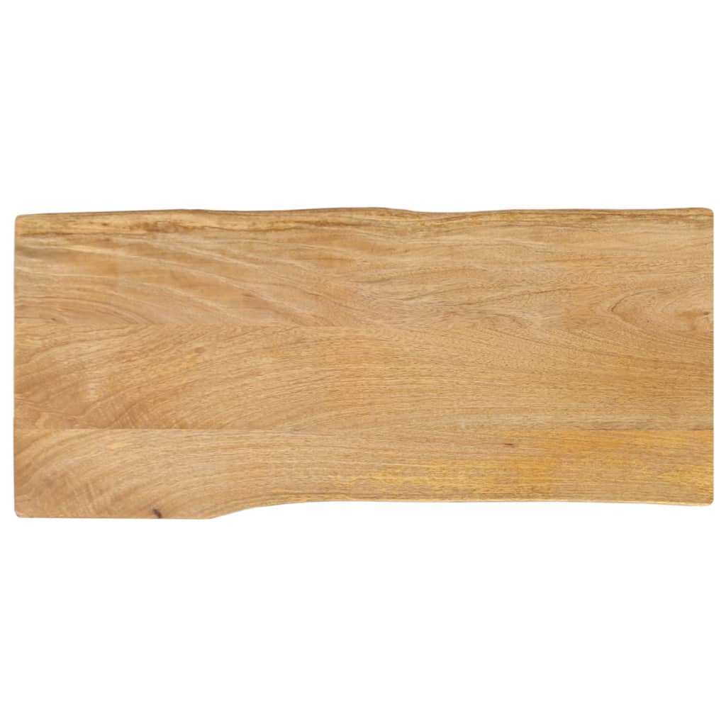 Tischplatte 40x40x2,5 cm Rechteckig Massivholz Akazie Baumkante