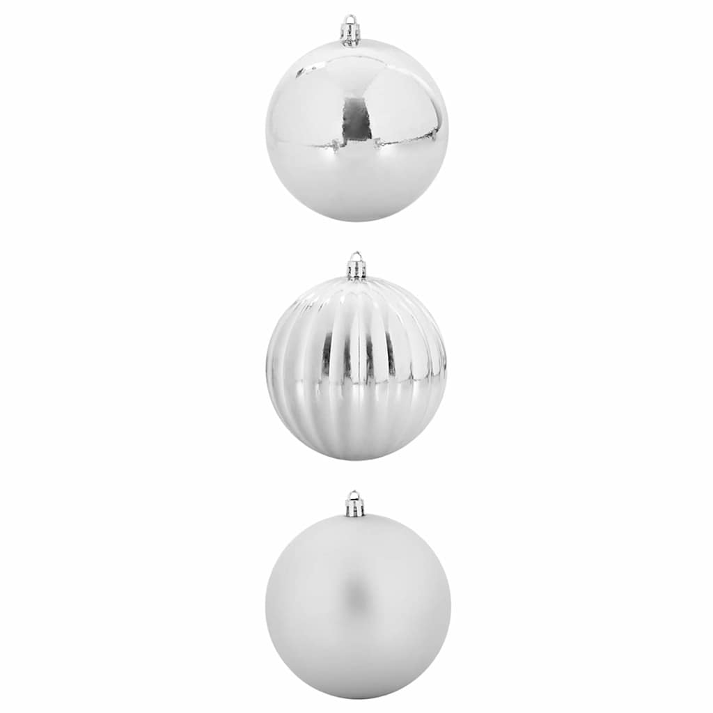 Weihnachtsbaumkugel Set XL 9 pcs Rot Kunststoff