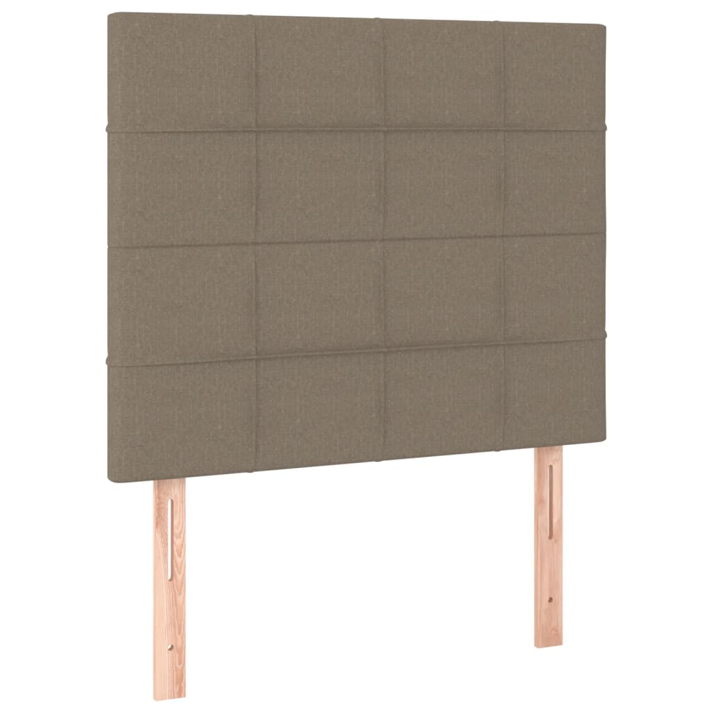 Kopfteil Hellgrau 80x5x118/128 cm Stoff