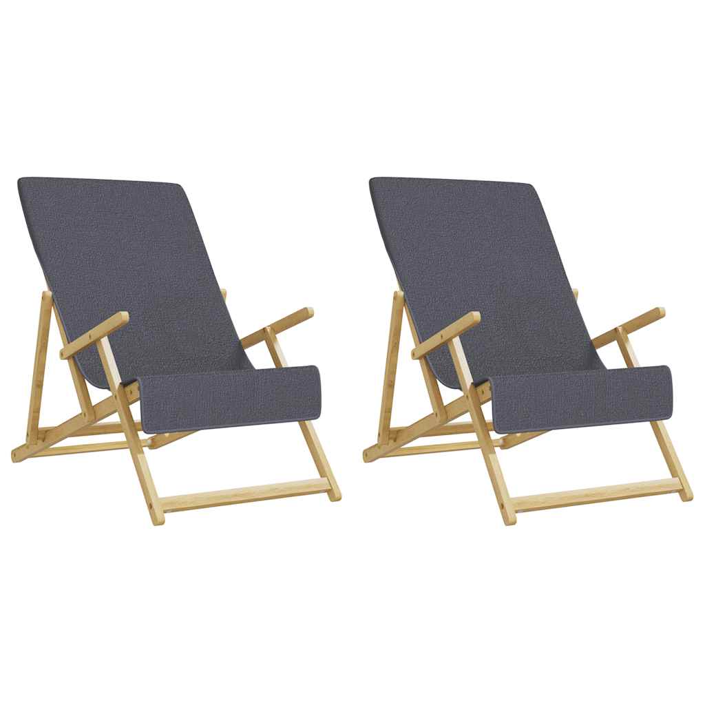 Strandtücher 4 Stk. Weiß 60x135 cm Stoff 400 GSM
