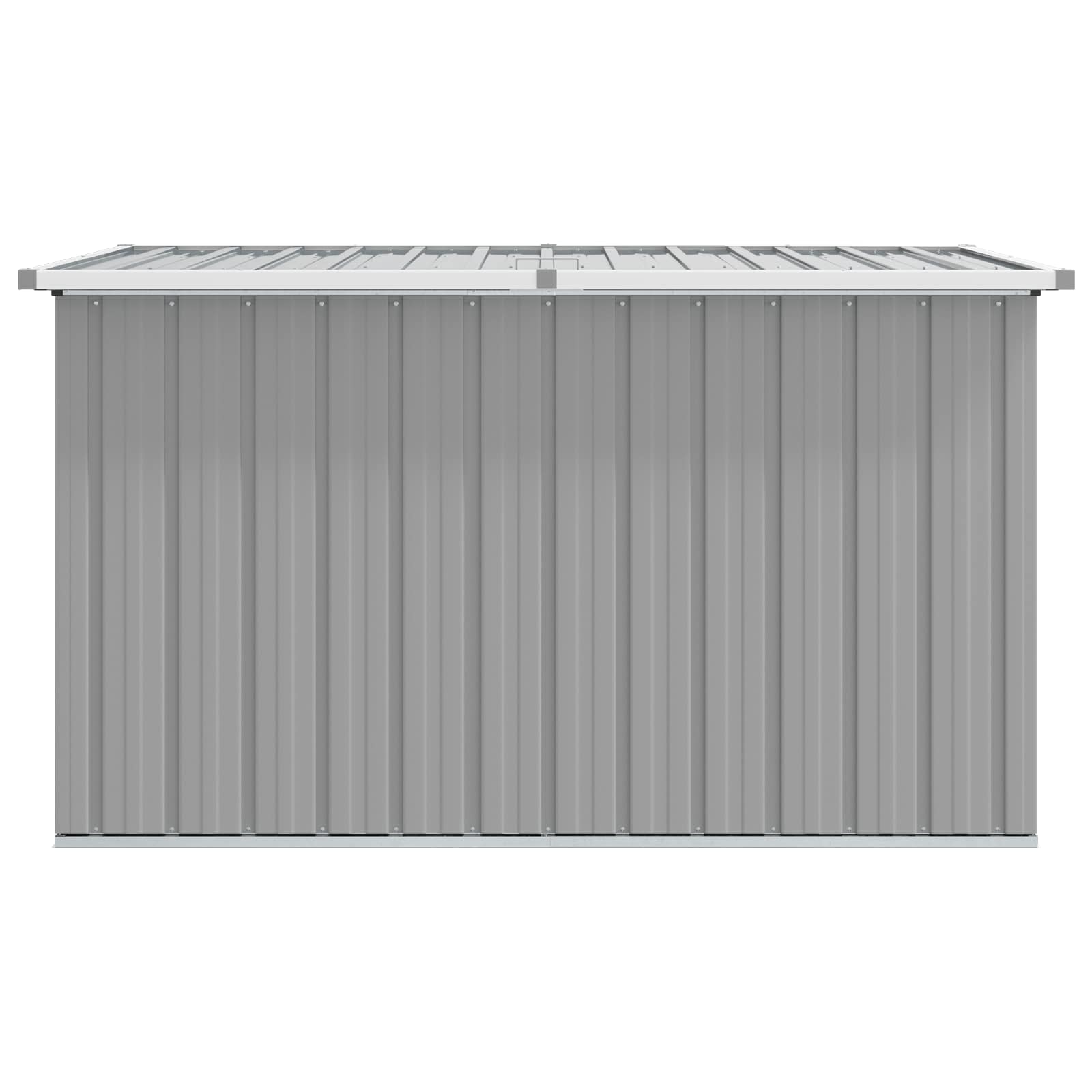 Außenlagerbox Holz 109 x 67 x 65 cm Verzinkter Stahl