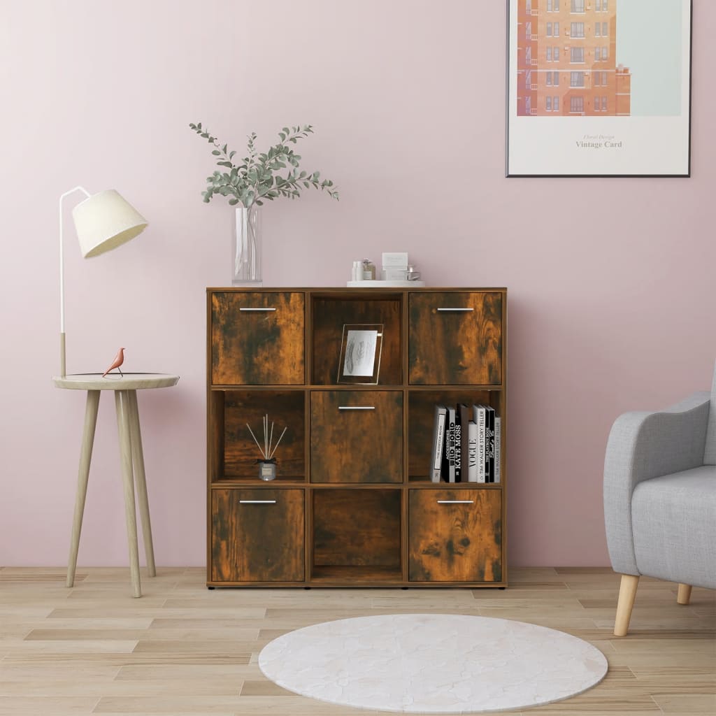 Bücherregal Weiß 90x30x90 cm Holzwerkstoff