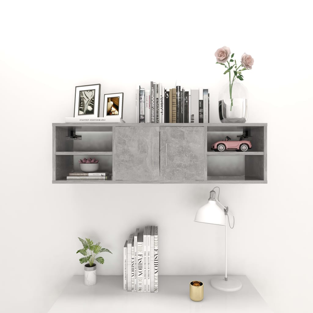 Wandregal Weiß 102x30x29 cm Holzwerkstoff
