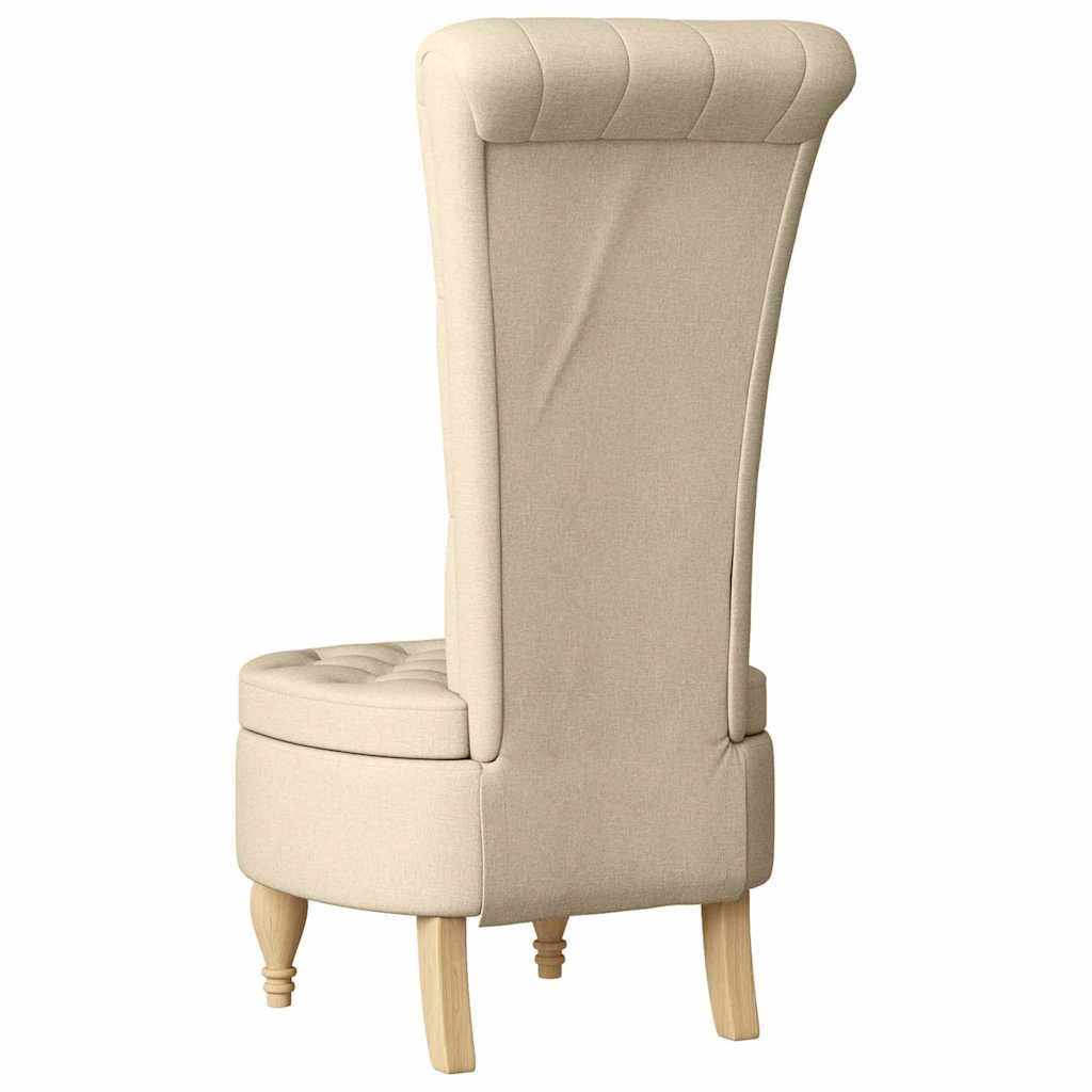 Schlafsessel Hellgrau 56,5 x 70 x 110 cm Stoff