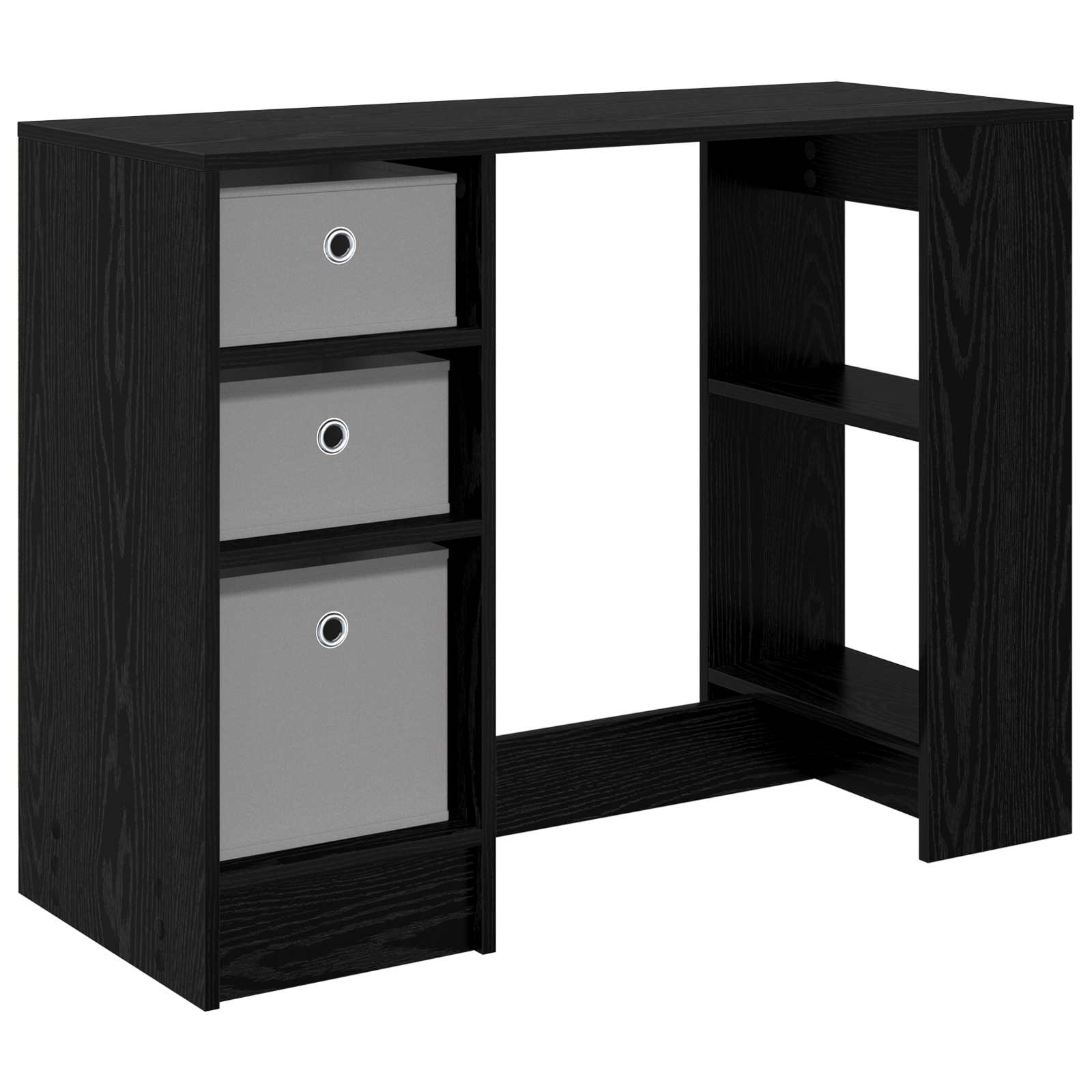 Schreibtisch mit Schubladen Weiß 100 x 40 x 75 cm Holzwerkstoff