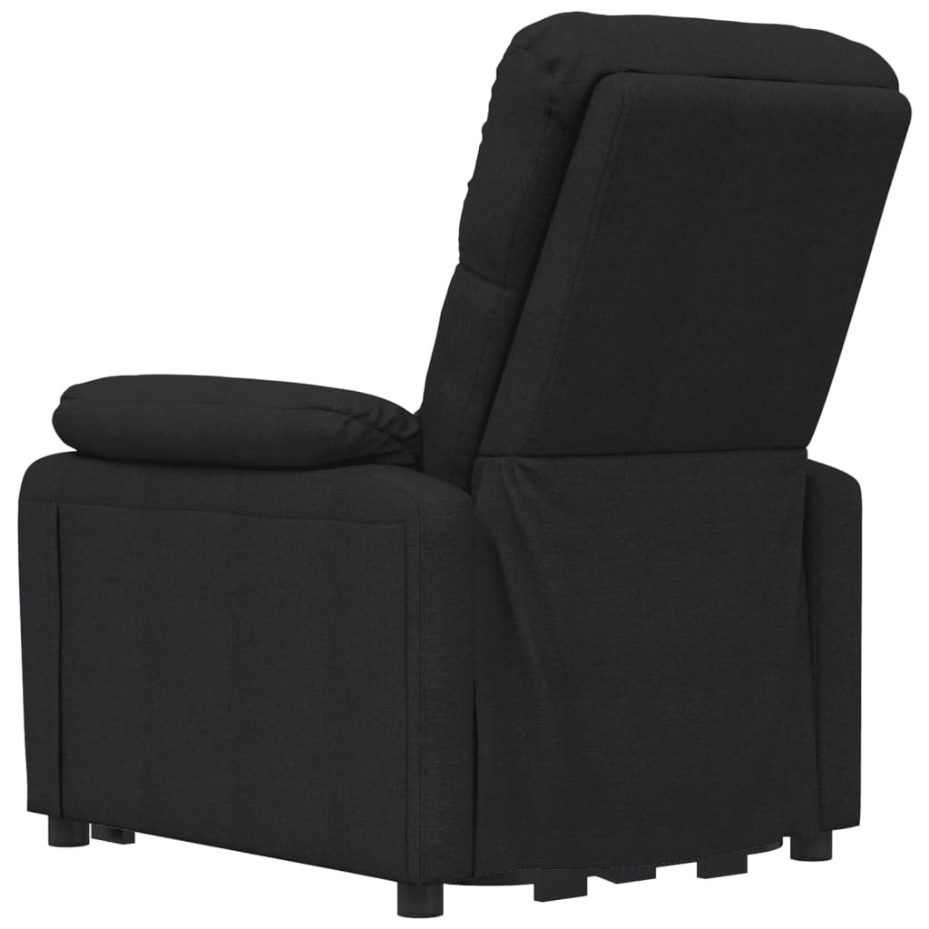 Massagesessel Elektrisch Dunkelgrau Stoff