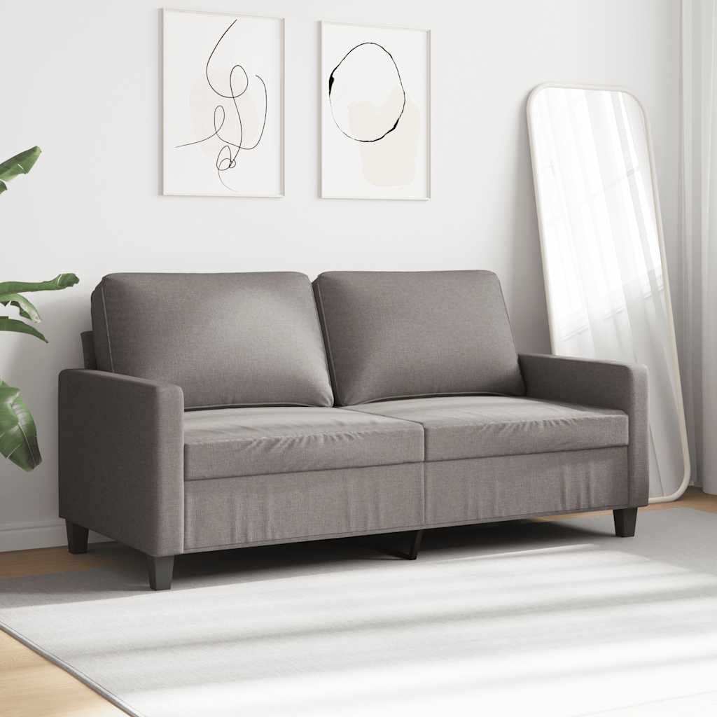3-Sitzer-Sofa Hellgrau 180 cm Stoff