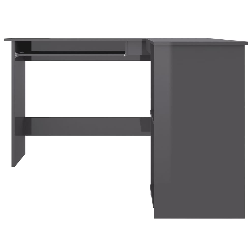 Eckschreibtisch in L-Form Weiß 120x140x75 cm Holzwerkstoff