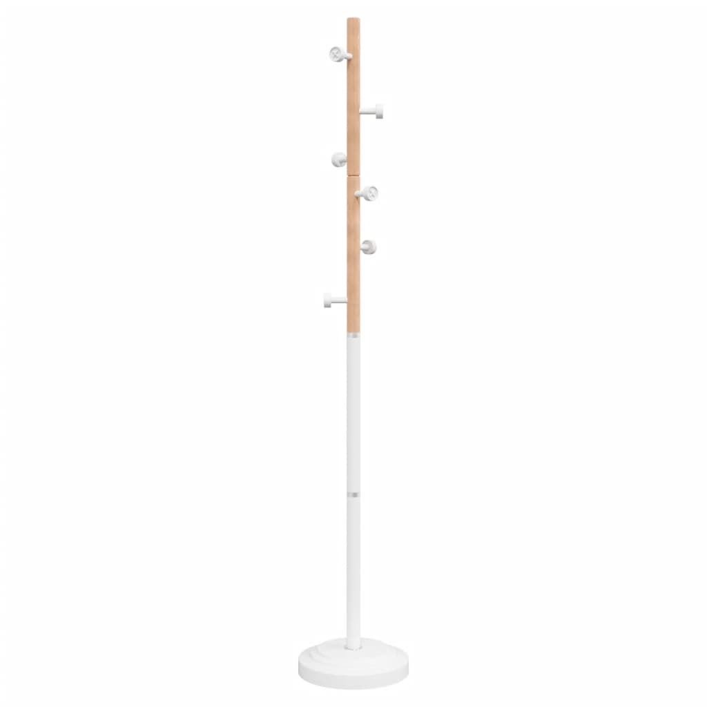 Garderobenständer Schwarz 177 cm Pulverbeschichtetes Eisen